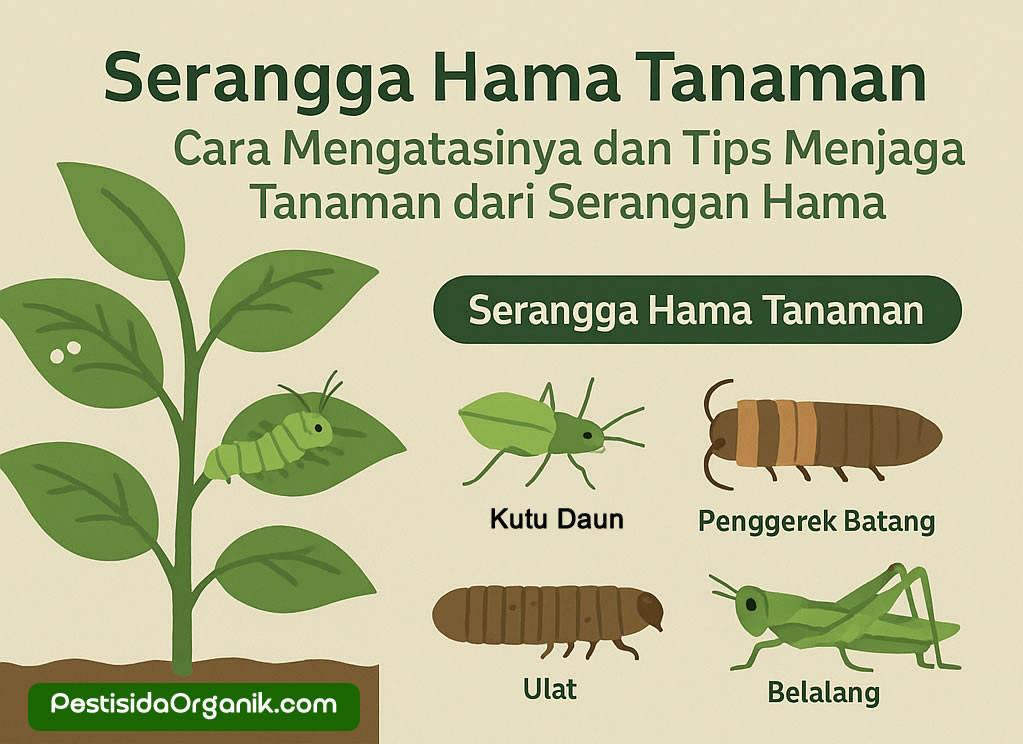 Serangga hama bisa merusak tanaman dan menurunkan hasil panen. Pelajari cara mengatasinya dengan metode alami, pestisida organik, serta strategi menjaga kebun dari serangan hama