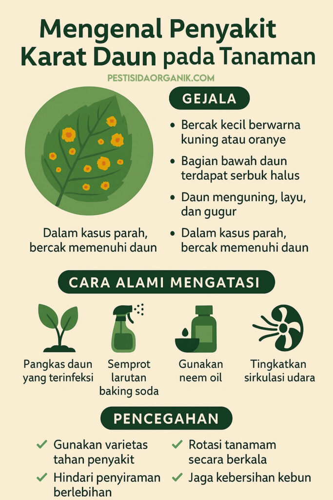 Cara Alami Mengatasi Penyakit Karat Daun pada tanaman