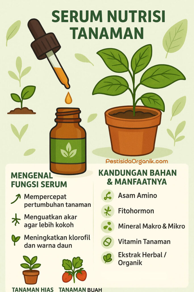 fungsi dan manfaat serum nutrisi tanaman
